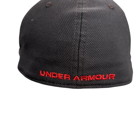 Under Armour Black Hat with Red and Blue Logo - Picture 7 of 7